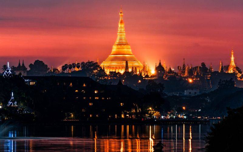 La città di Yangon